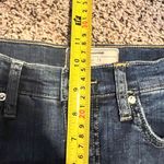 Free People Distressed Skinny Jeans with Knee Rips Size 29 Medium Wash Denim Photo 2