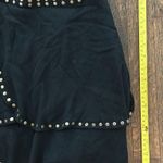First Love Black Studded Women's Scalloped Skirt Photo 9