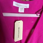 Monteau NWT  Fuchsia Pink Flutter Sleeve Dress Size Small Photo 1
