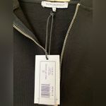 We Wore What  Black Half Zip Cropped Hoodie S NWT Photo 2