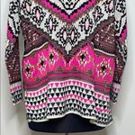 Alya  Chic Patterned Cardigan Sweater Size S/M Photo 7