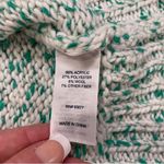 st. john's bay St John’s Bay Mint Green & White Knit Scoop Neck Pullover Long Sleeve Sweater XL Photo 14