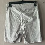 Free People Movement Free People Hot Shot Light Grey Biker Shorts Size Medium Photo 3