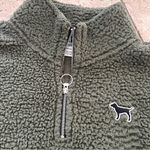 Victoria's Secret Like new  pink Sherpa fleece pullover size M Photo 1