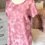 The Comfy Tie Dye Tee Short Sleeve Mauve Pink Shirt Womens Medium Photo 0