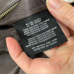 Cole Haan Brown Quilted Faux Leather Bomber Jacket Womans M Full Zip Classic Photo 4