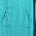 Coolibar Turquoise Hooded Beach Cover Up Dress Long Sleeve Sun Protection Size L Size M Photo 3