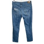 American Eagle  Tomgirl jeans heavily distressed button fly Photo 1