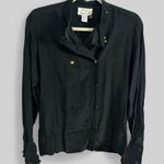 Vintage Silk Studio by Claude Bennett stunning double breasted blouse size 8 Gold Photo 0