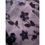 R & M Richards By Karen Kwong VTG Sz 10 Purple Velour Burnout Floral Cardigan Photo 8