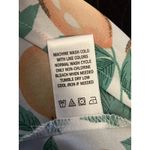 West Kei  Shirt Womens Medium Lemon Print White V Neck Twist Front Blouse Photo 6