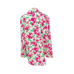 For Love & Lemons For Love & Lemons Tanner Boyfriend Blazer In Pink Floral Plus Size 1X Photo 8