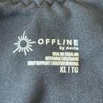 Aerie OFFLINE by  Real Me Black Padded Low Key Longline Sports Bra SIZE XL Photo 6