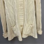 Vintage Cardigan Sweater Cream Off Photo 3