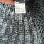 The Moon  & Meadow black sweater fringe along arms fun poly nwt slight pulls as pic Photo 4