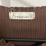 Free People  brown cropped top Photo 1