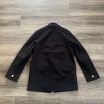 Vince  Classic Black Blazer Double Breasted Relaxed Fit Viscose Blend Size Small Photo 1