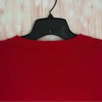 Time And Tru  Women's Red Long Sleeve Hearts Sweater Photo 8