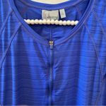 Athleta  |Women Half Zipper Athletic Workout Top Royal Blue Size Large Photo 6