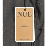 NUE by Shani Size 10 NWT Sleeveless Gunmetal Shaping Corset Midi Dress Flower Gray Photo 5