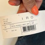 IRO Pablo Middle Gray Denim Paperbag Waist D Ring Jeans Photo 6