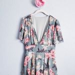 Baltic Born  Montaigne Sage Green Floral Ruffle Maxi Dress Photo 3