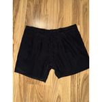 Amanda Uprichard  Medium Brooklyn Black 100% Silk Shorts‎ $152 Hem Out Photo 7