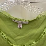 JM Collection FINAL MARKDOWN  lace trim tank top petite medium Photo 1