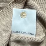 Aya Muse Tipo Mini Dress Women's Small Beige Cowl Neck Open Back Halter $650 Tan Photo 6