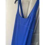 Sweaty Betty Emily Strappy Back Rib Dress Maxi Dress In Lighting Blue Size 12 Photo 3