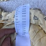 Claudie Pierlot Romila Crepe de Chine Print Mini Shirt Dress Butter Yellow 36 S Photo 6