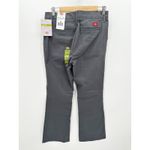 Dickies  FLEX‎ Slim Fit Charcoal Grey Bootcut Pants Women's Size 8 Regular NWT Photo 1