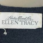 Ellen Tracy Vintage Black Angora Sweater Short Sleeve Beaded Wool Blend Sweater Top Size S Photo 5