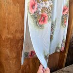 Empress Of Dallas Women's Vintage 70's Era Blue Floral Hostess Dress Size M Size M Photo 8