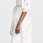 Rebecca Taylor  cotton linen blend garden eyelet dress NWT Photo 9