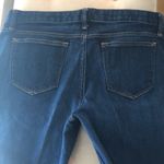 Gap 1969 real straight dark wash jeans, size 32, tall (extra long length) Photo 6