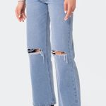Edikted  Lori High-Rise Wide-Leg Jeans Photo 3