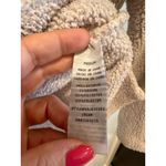 Altar'd State  Cream Sherpa Pullover Quarter Zip Mock Neck Sweater Medium Photo 6