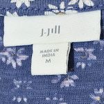 J. Jill Blue Daisy Floral Print Sleeveless Dress Size Medium Photo 5
