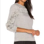 Endless Rose  Ruffled Heathered Gray Pullover Sweater Size XS Photo 1