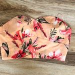 LF  orange floral bralette top Photo 0