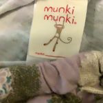 Munki Munki  Size Medium Purple Printed  Vintage Sleeveless Pajama Tie Dress. Photo 4