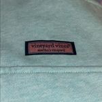 Vineyard Vines  Womens Limited Edition Turquoise Pullover w/ Lilac/Pink Leaf Sz M Photo 2