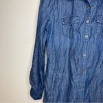 Banana Republic  Chambray Denim‎ Shirt Dress Size 2 Photo 6