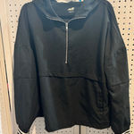 Avia  Womens Pullover Hoodie‎ Black XXL/2XG Half Zip Activewear Athleisure Photo 0