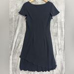 SL Fashions Midi Dress Black Sz 16 Floral Vtg 90's Y2K Whimsgoth Wedding Party Photo 3