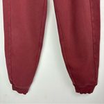 Lululemon Scuba High Rise Joggers Sz 0 Smoky Red Light Cotton Terry Photo 6