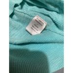 One Teaspoon Teaspoon Women's Aqua Blue Cotton 3/4 Sleeve Cardigan Sweater Pockets Size L Photo 5