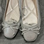 David's Bridal David’s Bridal Elegant Silver Women's Flats NWT Photo 3