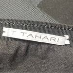 T Tahari Gray Black Pencil Skirt Size 6 Side Panel Workwear CorpCore Y2K Photo 2